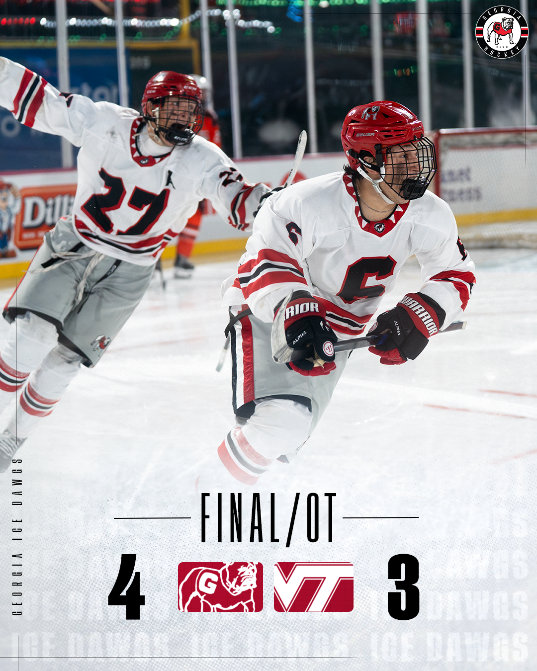 Final score graphic